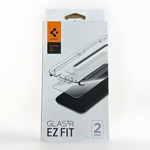 Spigen Glas.tR EZ Fit Tempered Glass Screen Protector For iPhone 12 & 12 Pro NEW